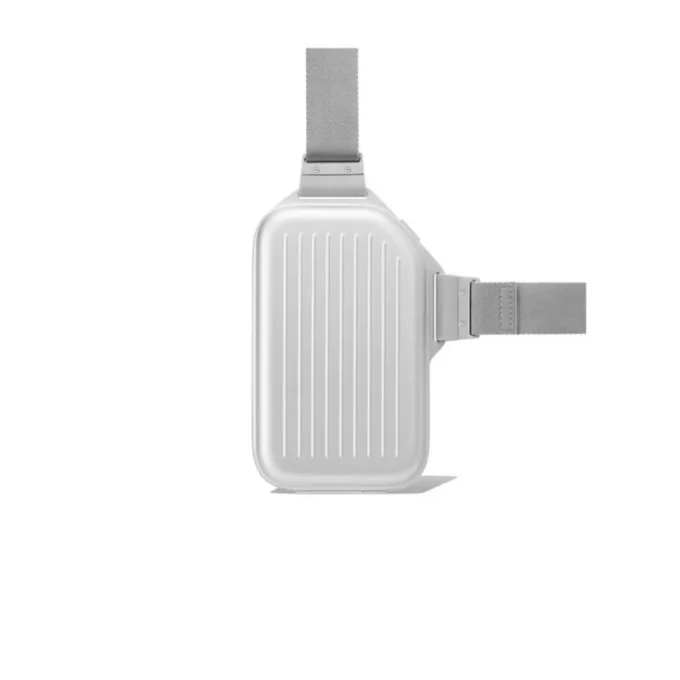 Aluminiowa torebka na ramię typu sling clutch