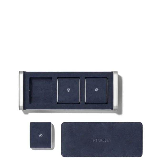 Aluminiowa walizka na 3 zegarki Suitcasetasche
