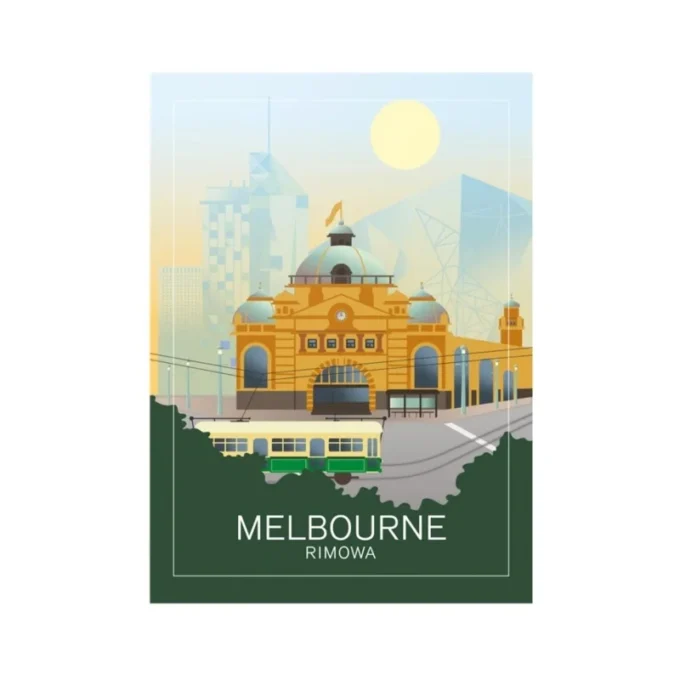 Naklejka Melbourne Naklejki na bagaż