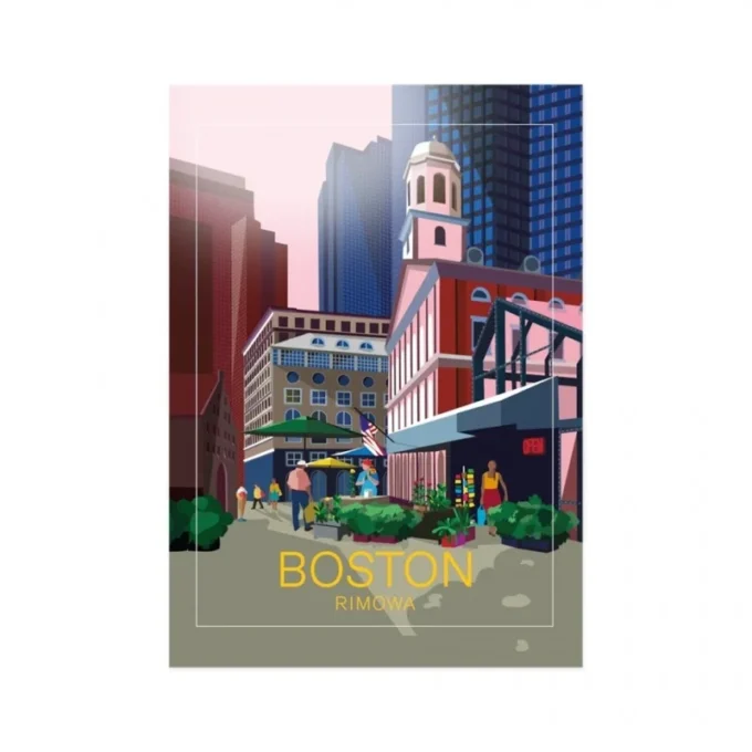 Naklejki na bagaż Boston