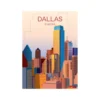 Naklejki na bagaż Dallas