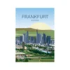Naklejki na bagaż z Frankfurtu
