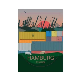 Naklejki na bagaż z Hamburga