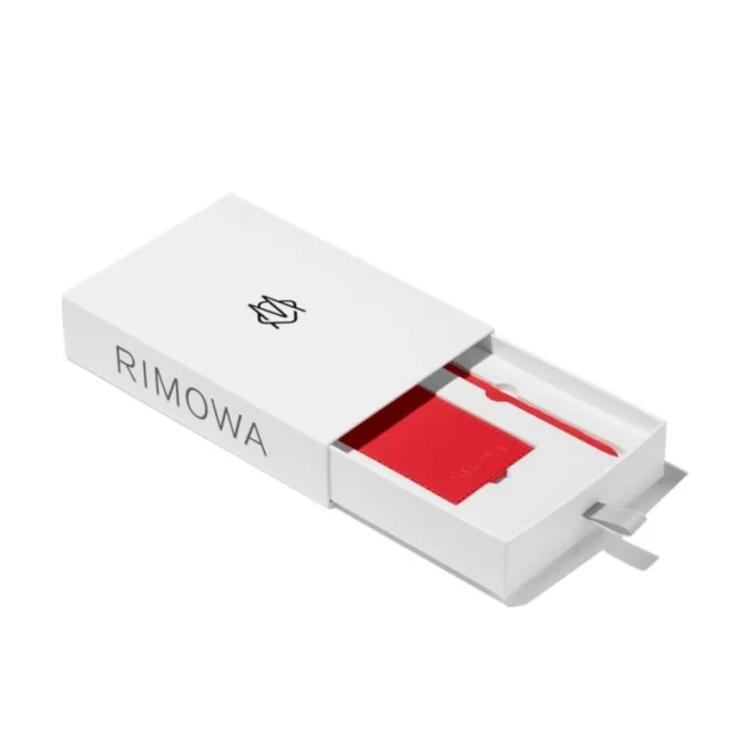 Spersonalizowane skórzane zawieszki do bagażu Red Paprika